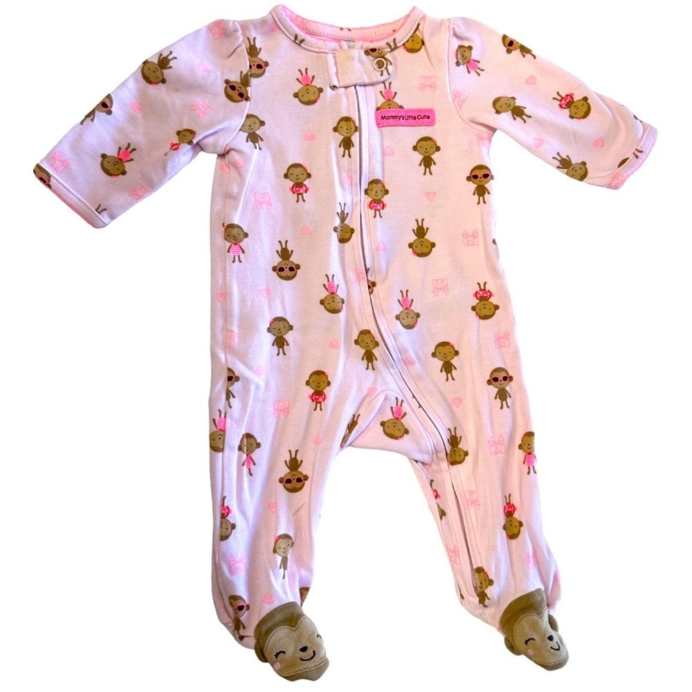 5/$30 Carter’s 3 Month Baby Girl Footies Sleep & Play